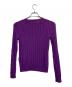 POLO RALPH LAUREN (ポロ・ラルフローレン) ワンポイントニット パープル サイズ:Ｓ：6000円