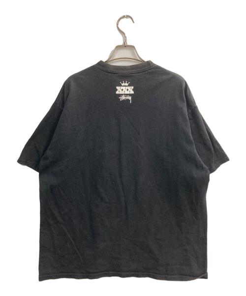 stussy（ステューシー）stussy (ステューシー) ヴィーナスプリントコラボTシャツ ブラック サイズ:Ｌの古着・服飾アイテム