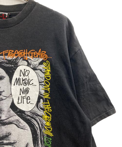 stussy（ステューシー）stussy (ステューシー) ヴィーナスプリントコラボTシャツ ブラック サイズ:Ｌの古着・服飾アイテム