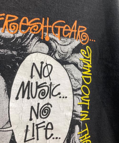 stussy（ステューシー）stussy (ステューシー) ヴィーナスプリントコラボTシャツ ブラック サイズ:Ｌの古着・服飾アイテム