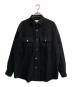 KANEMASA PHIL.（カネマサフィル）の古着「スナップボタンダブルポケットシャツ」｜ブラック