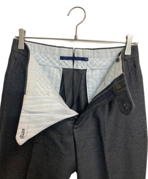 INCOTEX（インコテックス）INCOTEX (インコテックス) SUPER 100's ウールスラックス グレー サイズ:44の古着・服飾アイテム