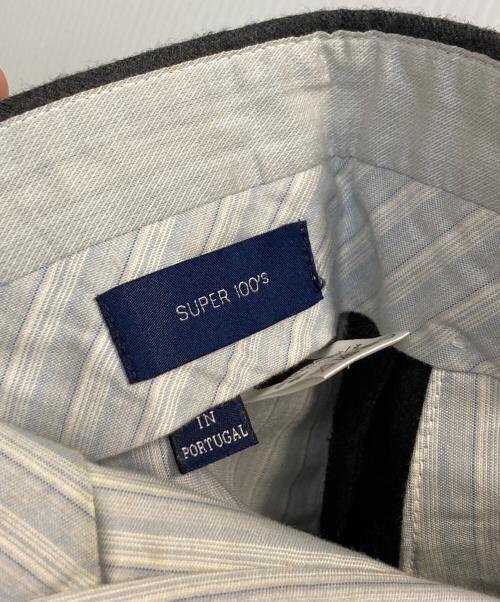 INCOTEX（インコテックス）INCOTEX (インコテックス) SUPER 100's ウールスラックス グレー サイズ:44の古着・服飾アイテム