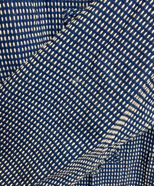 naissance（ネサーンス）NAISSANCE (ネサーンス) MAO COLLAR JACKET / マオカラーチャイナボタンジャケット ネイビー×ホワイト サイズ:Sの古着・服飾アイテム