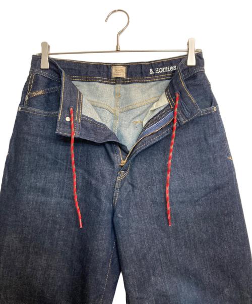 YANUK（ヤヌーク）YANUK (ヤヌーク) コラボバルーンデニムパンツ &homies インディゴ サイズ:Sの古着・服飾アイテム