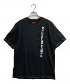 SUPREMEシュプリーム）の古着「Contrast Stitch Tee / コントラストステッチT」｜ブラック