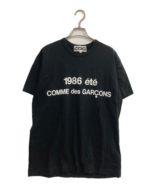 CDG（シーディージー）CDG (シーディージー) 1986 ete Tシャツ ブラック サイズ:XLの古着・服飾アイテム