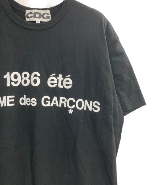 CDG（シーディージー）CDG (シーディージー) 1986 ete Tシャツ ブラック サイズ:XLの古着・服飾アイテム
