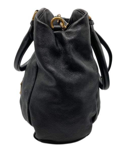 MARC JACOBS（マークジェイコブス）MARC JACOBS (マークジェイコブズ) レザー2wayミニハンドバッグ ブラックの古着・服飾アイテム
