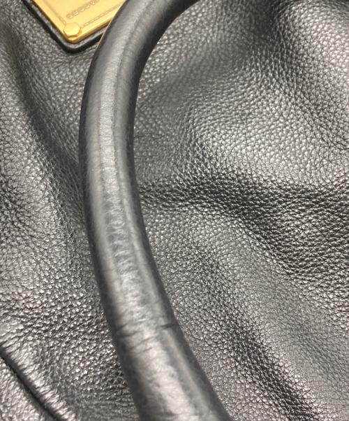 MARC JACOBS（マークジェイコブス）MARC JACOBS (マークジェイコブズ) レザー2wayミニハンドバッグ ブラックの古着・服飾アイテム