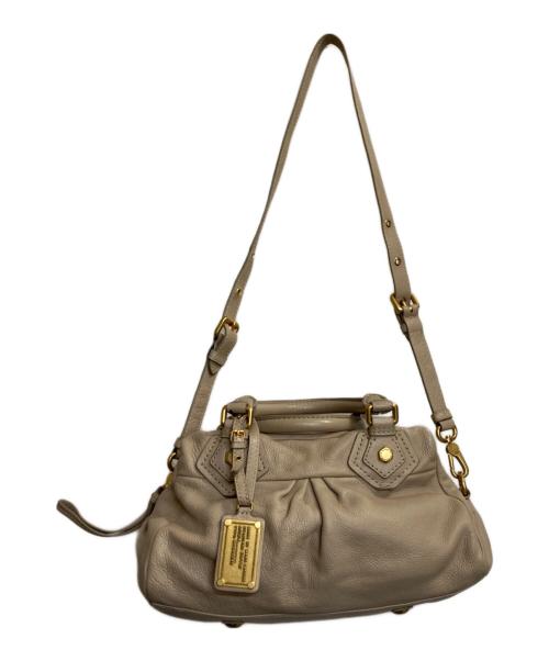 MARC JACOBS（マークジェイコブズ）MARC JACOBS (マークジェイコブズ) レザー2wayミニボストンバッグ ベージュの古着・服飾アイテム