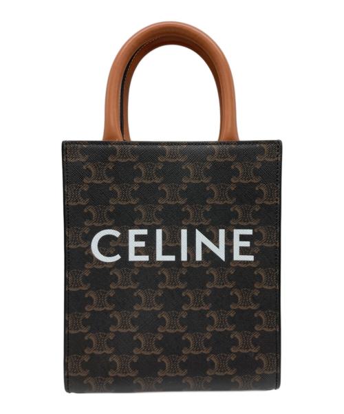 CELINE（セリーヌ）CELINE (セリーヌ) ミニ バーティカル トリオンフ キャンバスの古着・服飾アイテム