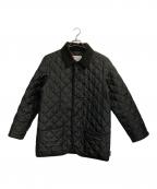 Traditional Weatherwearトラディショナルウェザーウェア）の古着「WAVERLY TWW キルティングジャケット」｜ブラック