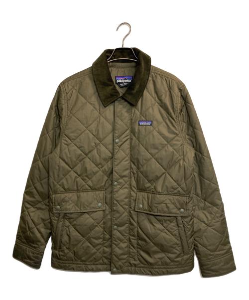 Patagonia（パタゴニア）Patagonia (パタゴニア) Diamond Quilted Jacke/ダイアモンドキルトジャケット オリーブグリーン サイズ:Mの古着・服飾アイテム
