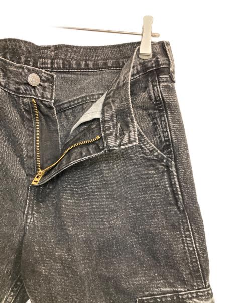 LEVI'S PReMIUM（リーバイス プレミアム）LEVI'S PReMIUM (リーバイス プレミアム) 568 ルーズストレート カーゴ ブラック ブラック サイズ:71㎝（W28）の古着・服飾アイテム