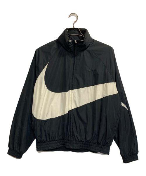 NIKE（ナイキ）NIKE (ナイキ) AS M NK SWOOSH WVN JKT ブラック×アイボリー サイズ:Ｍの古着・服飾アイテム