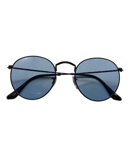 RAY-BAN（レイバン）RAY-BAN (レイバン) ラウンドメタルサングラス ブルー×ブラック サイズ:54□21の古着・服飾アイテム