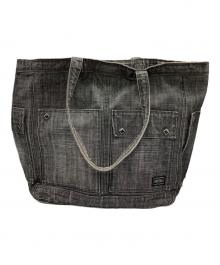 PORTER（ポーター）の古着「デニムトートバッグ」｜インディゴ