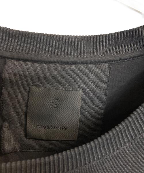 GIVENCHY（ジバンシィ）GIVENCHY (ジバンシィ) ダメージ加工スウェット ブラック サイズ:Lの古着・服飾アイテム