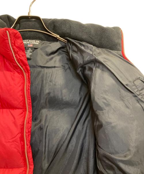 POLO JEANS CO.（ポロジーンズカンパニー）POLO JEANS CO. (ポロジーンズカンパニー) ダウンジャケット レッド サイズ:Ｓの古着・服飾アイテム