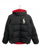 POLO RALPH LAURENポロ・ラルフローレン）の古着「ビッグポニー刺繍ダウンジャケット」｜ブラック