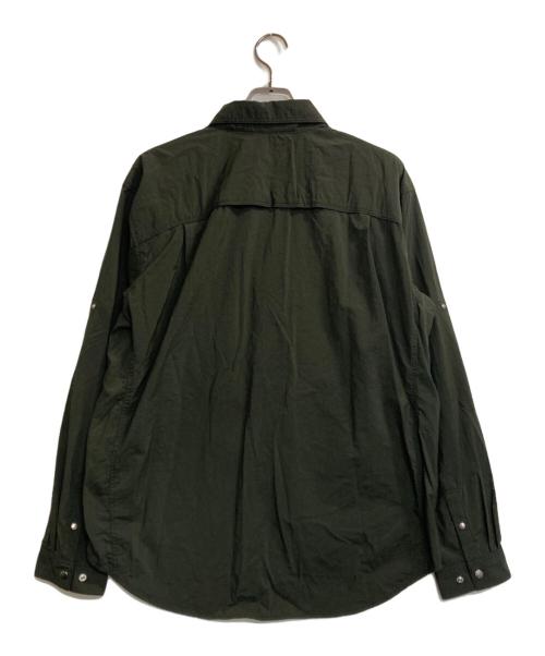 THE NORTH FACE（ザ ノース フェイス）THE NORTH FACE (ザ ノース フェイス) Long Sleeve Canopy Work Shirt/ロングスリーブキャノピーワークシャツ グリーン サイズ:ＸＬの古着・服飾アイテム