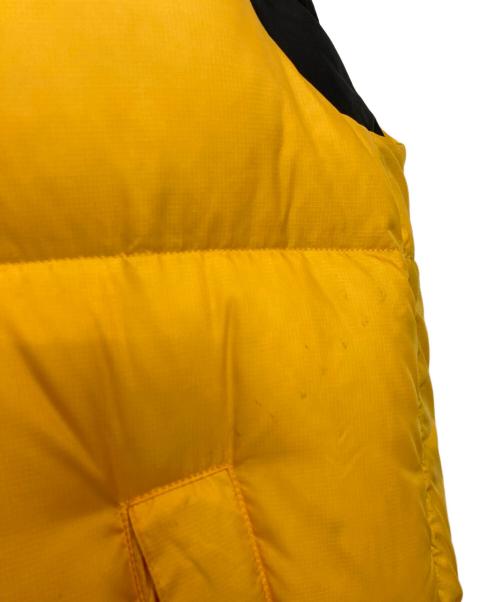 THE NORTH FACE（ザ ノース フェイス）THE NORTH FACE (ザ ノース フェイス) Nuptse Vest/ヌプシダウンベスト ブラック×イエロー サイズ:Sの古着・服飾アイテム