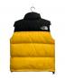 THE NORTH FACE (ザ ノース フェイス) Nuptse Vest/ヌプシダウンベスト ブラック×イエロー サイズ:S：10000円