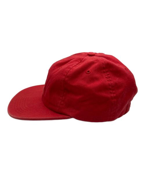 SUPREME（シュプリーム）Supreme (シュプリーム) Side Pocket Script Logo 6-Panel レッドの古着・服飾アイテム