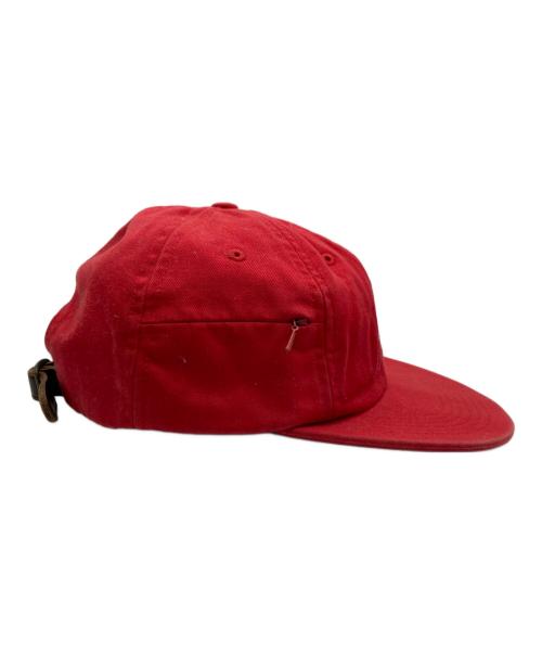 SUPREME（シュプリーム）Supreme (シュプリーム) Side Pocket Script Logo 6-Panel レッドの古着・服飾アイテム