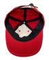 中古・古着 Supreme (シュプリーム) Side Pocket Script Logo 6-Panel レッド：5000円