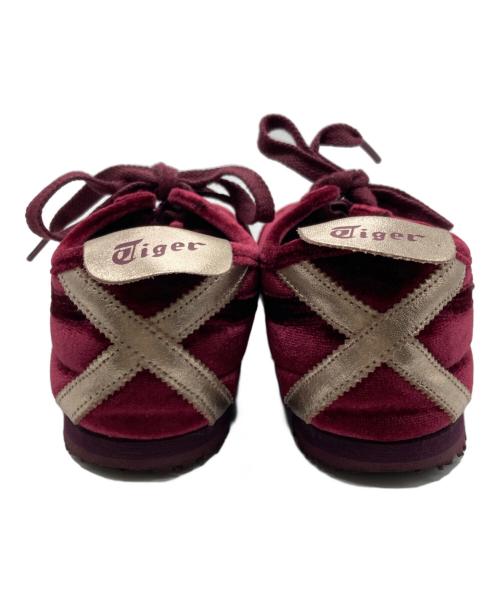 Onitsuka Tiger（オニツカタイガー）Onitsuka Tiger (オニツカタイガー) MEXICO66 DRIED BERRY ROSE GOLD ボルドー サイズ:23cmの古着・服飾アイテム