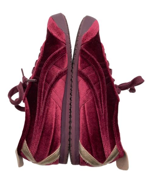 Onitsuka Tiger（オニツカタイガー）Onitsuka Tiger (オニツカタイガー) MEXICO66 DRIED BERRY ROSE GOLD ボルドー サイズ:23cmの古着・服飾アイテム