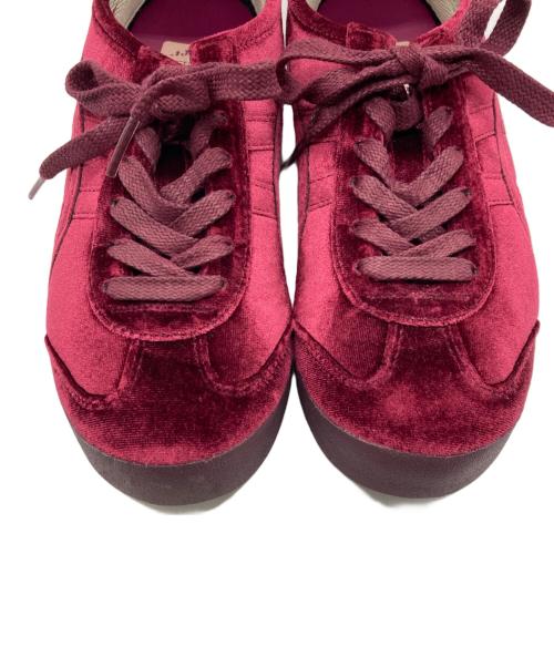 Onitsuka Tiger（オニツカタイガー）Onitsuka Tiger (オニツカタイガー) MEXICO66 DRIED BERRY ROSE GOLD ボルドー サイズ:23cmの古着・服飾アイテム