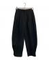 ETRE TOKYO（エトレトウキョウ）の古着「サイドヘムタックパンツ」｜ブラック