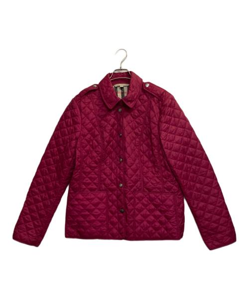 BURBERRY BRIT（バーバリーブリット）BURBERRY BRIT (バーバリーブリット) キルティングジャケット レッド サイズ:ＬＬの古着・服飾アイテム