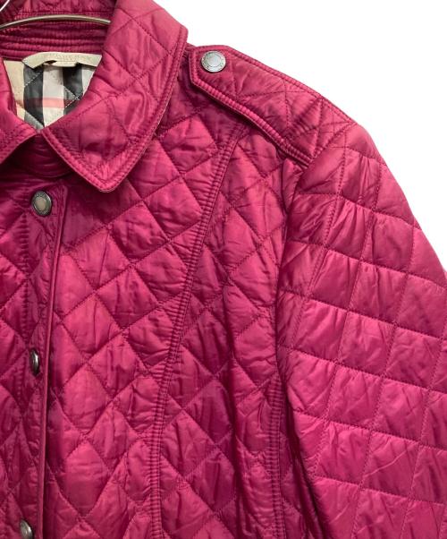 BURBERRY BRIT（バーバリーブリット）BURBERRY BRIT (バーバリーブリット) キルティングジャケット レッド サイズ:ＬＬの古着・服飾アイテム