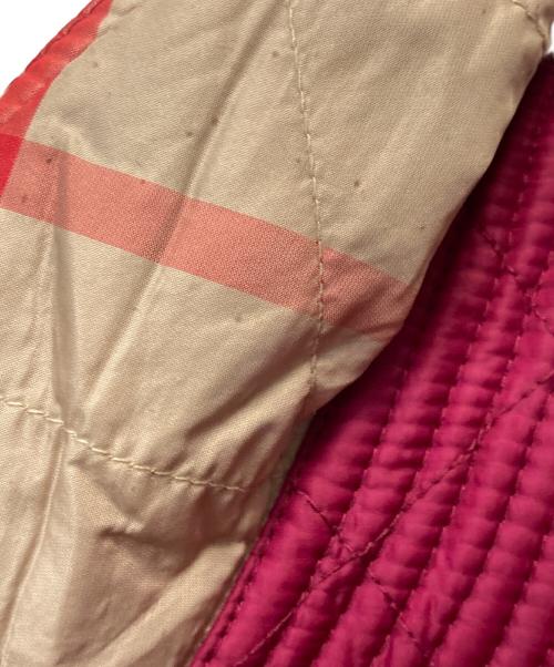 BURBERRY BRIT（バーバリーブリット）BURBERRY BRIT (バーバリーブリット) キルティングジャケット レッド サイズ:ＬＬの古着・服飾アイテム