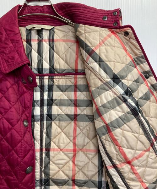 BURBERRY BRIT（バーバリーブリット）BURBERRY BRIT (バーバリーブリット) キルティングジャケット レッド サイズ:ＬＬの古着・服飾アイテム