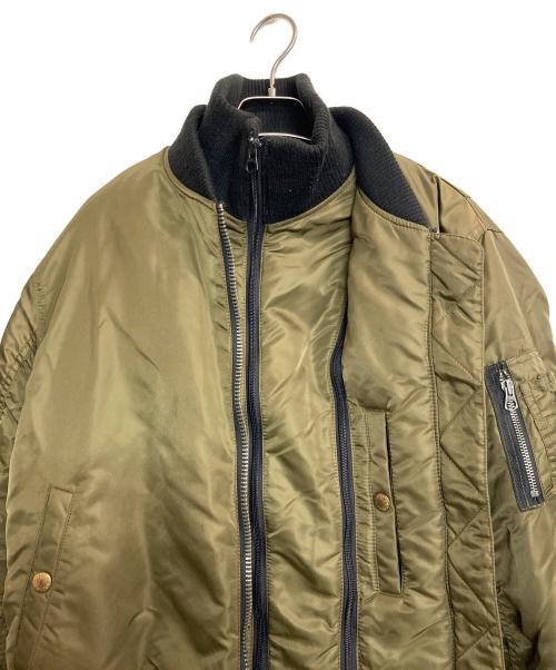 VANSON（バンソン）VANSON (バンソン) フライトジャケット グリーン サイズ:Lの古着・服飾アイテム