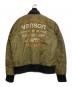 VANSON (バンソン) フライトジャケット グリーン サイズ:L：13000円