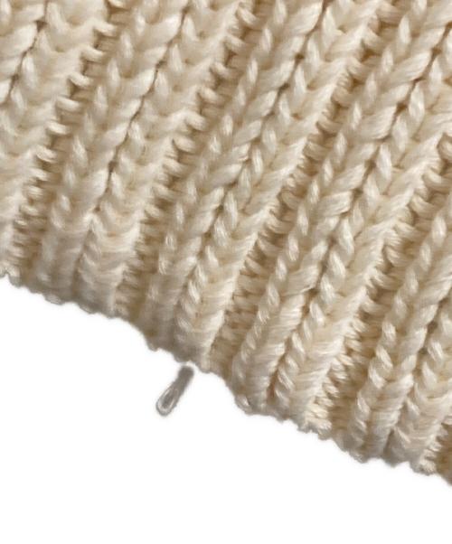 POLO RALPH LAUREN（ポロ・ラルフローレン）POLO RALPH LAUREN (ポロ・ラルフローレン) ワンポイントケーブルニット アイボリー サイズ:Sの古着・服飾アイテム