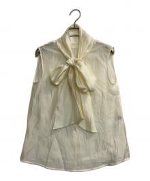 anuans（アニュアンス）の古着「2wayシアーボリュームタイブラウス」｜アイボリー