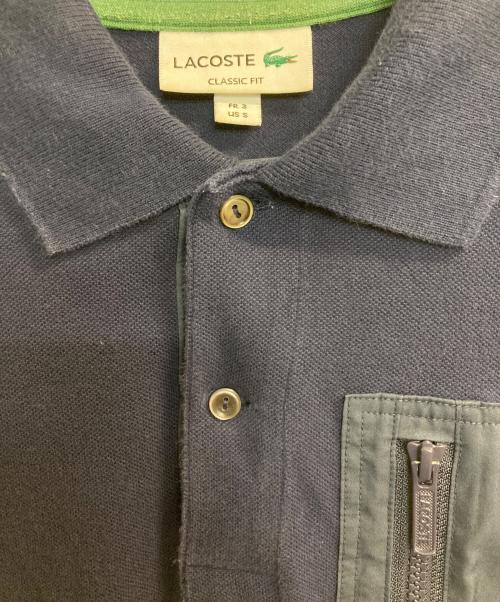 LACOSTE（ラコステ）LACOSTE (ラコステ) ポロシャツ ネイビー サイズ:Ｓの古着・服飾アイテム