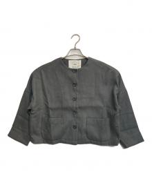 pual ce cin（ピュアルセシン）の古着「メルトンジャケット」｜グレー