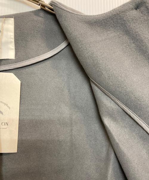 pual ce cin（ピュアルセシン）pual ce cin (ピュアルセシン) メルトンジャケット グレー サイズ:記載なしの古着・服飾アイテム