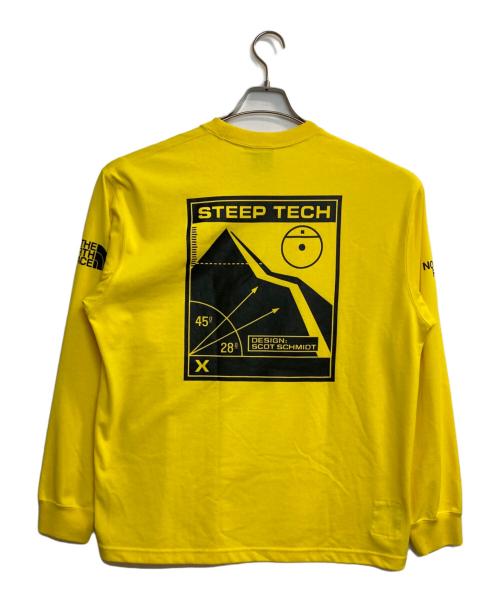 THE NORTH FACE（ザ ノース フェイス）THE NORTH FACE (ザ ノース フェイス) スティープテックロングスリーブティー STEEP TECH L/S Tee イエロー サイズ:ＸＬの古着・服飾アイテム