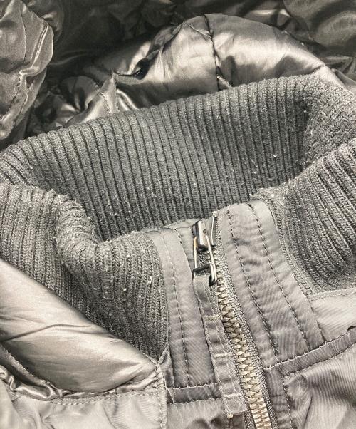 ALPHA（アルファ）ALPHA (アルファ) 中綿ミリタリージャケット ブラック サイズ:Mの古着・服飾アイテム