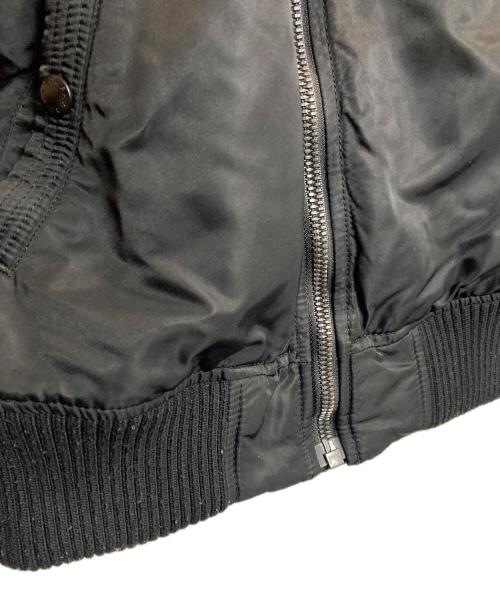 ALPHA（アルファ）ALPHA (アルファ) 中綿ミリタリージャケット ブラック サイズ:Mの古着・服飾アイテム