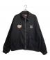 TOWN CRAFT（タウンクラフト）の古着「MACHIMINGEI SOUVENIR JACKET / 刺繍ジップブルゾン」｜ブラック